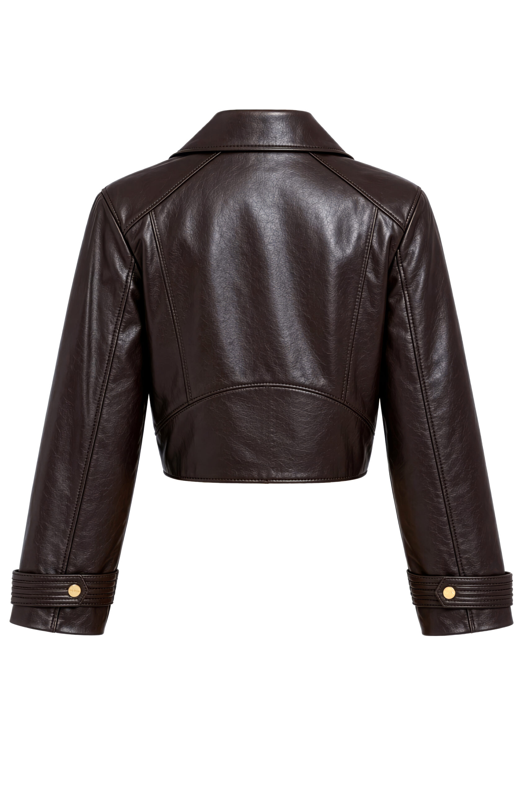 Claya Leather Jacket Brown - Görsel 5