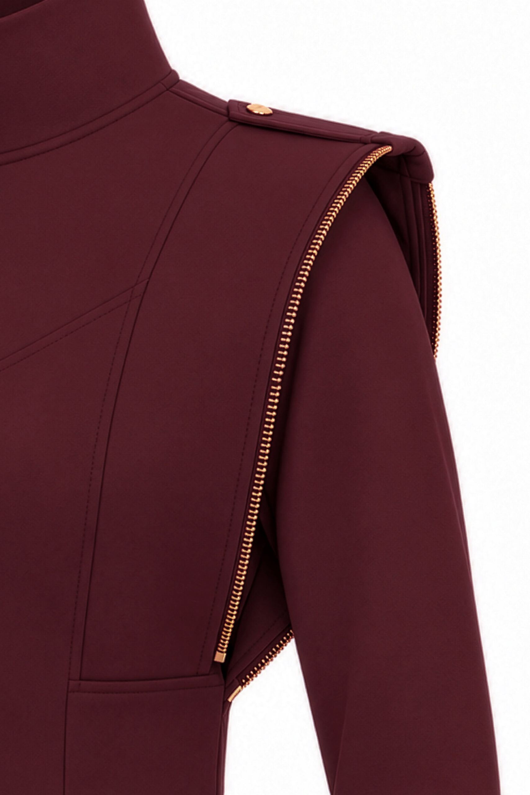 Hope Jacket Burgundy - Görsel 3